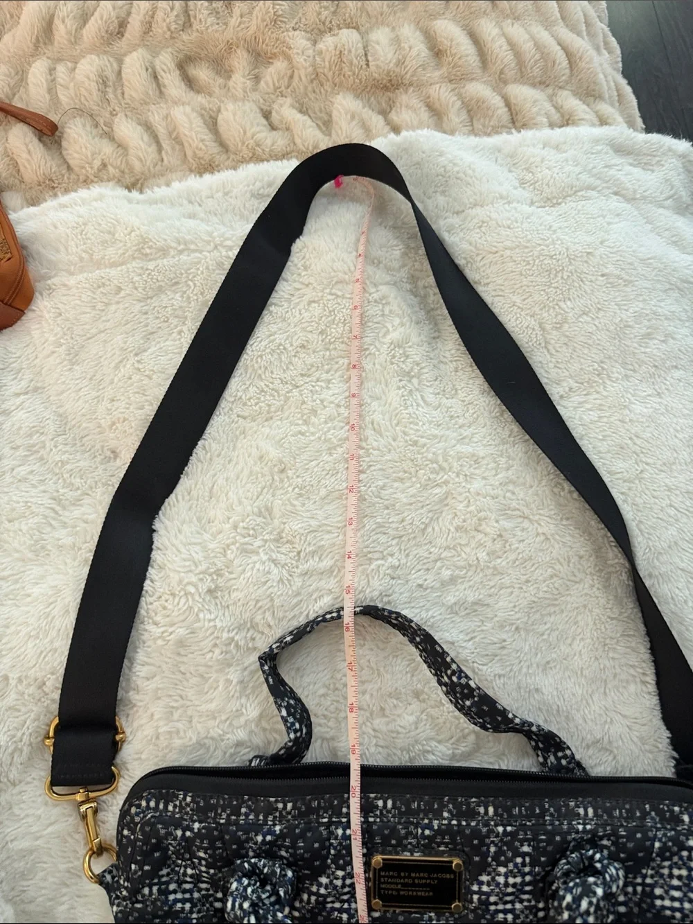 Marc Jacobs nylon quilted workwear laptop bag
